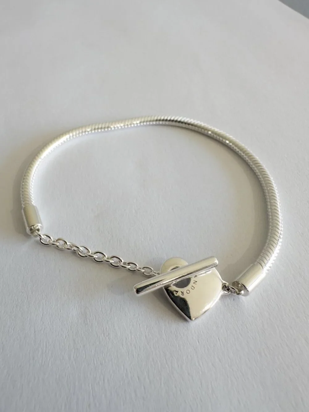 Pandora Style Snake Chain Bracelet